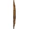 Ekena Millwork Riley Ceiling Medallion (Canopies up to 4 5/8"), 18"OD x 3 1/2"ID x 1 1/2"P, Smokey Topaz Crackle CM18RLSTC - alternate 2